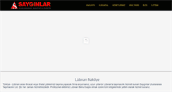 Desktop Screenshot of lubnantasimacilik.com